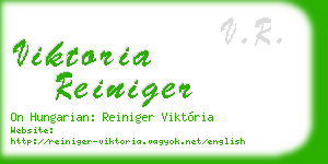 viktoria reiniger business card